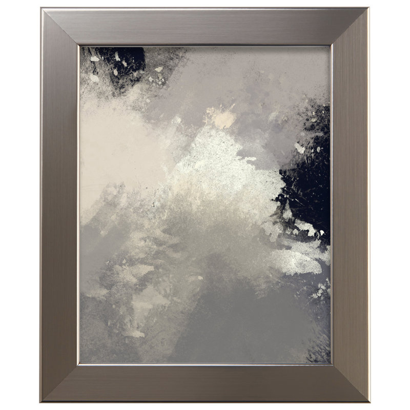 Cadre pour photo simple biseauté en argent inoxydable, 16 po x 20 po