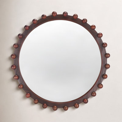 Fenisha 36" Pine Accent Mirror
