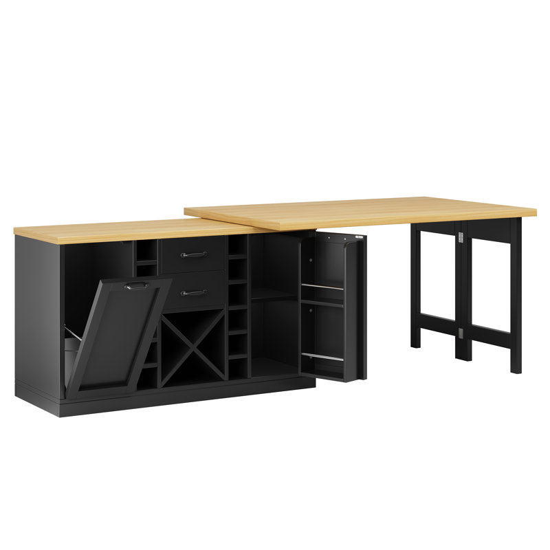 Kitchen Island, Black