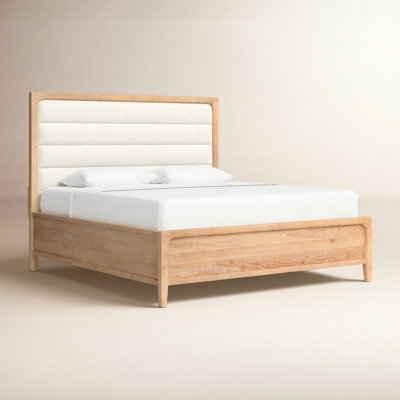 Rory Upholstered Oak Bed