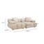 Canapé modulaire deux places Calliope Cream Performance Velvet