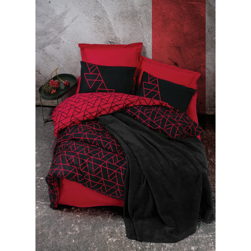 Rothbury Geometric Shapes Duvet Cover Set with Pillowcases Included, 200 x 220cm Duvet Cover + 4 Pillowcases