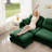 Braegger Modular Sectional Sofa with Chenille Fabric and Tufted Backrest Design-117093439