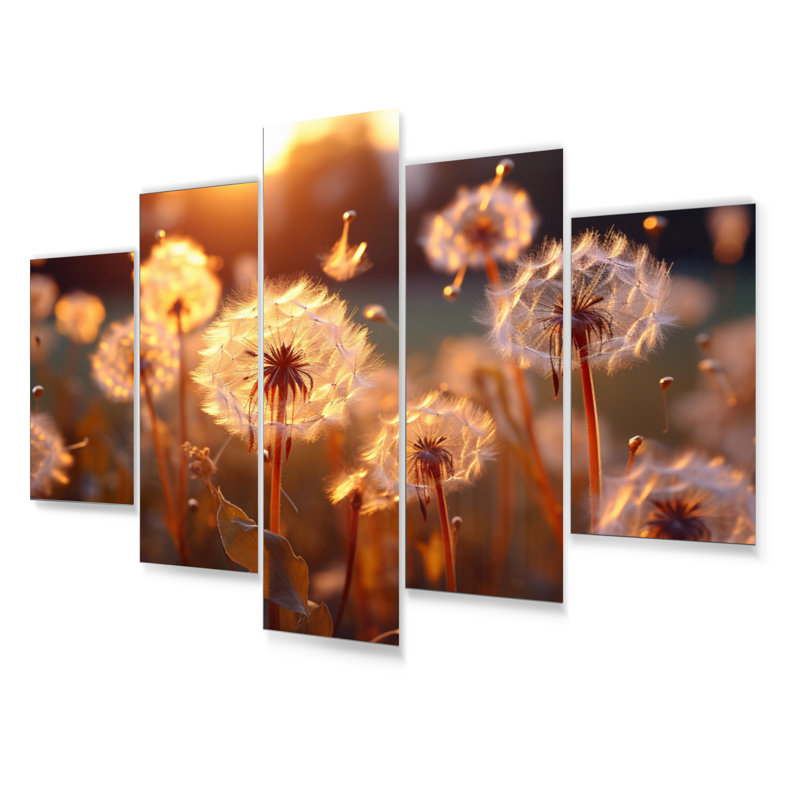 Dandelion Whispering Wishes Cities & Countries Wall Decor on Metal