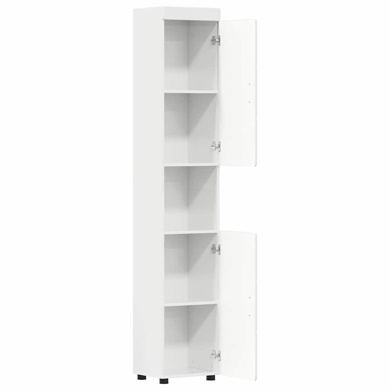 Linen Cabinet, High Gloss White