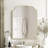 Fan-Shaped Wrought Iron Framed Decorative Mirror-664117794-664117795