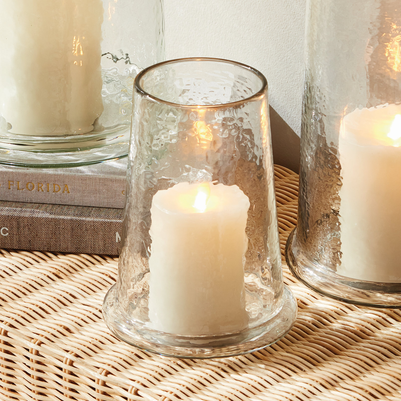 Longshore Tides Hurricane Candle Holder, 8" H x 6" W x 6" D