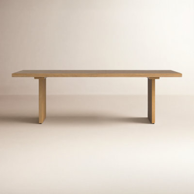 Cognac 96" Oak Dining Table