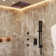 Camino 20"X14" Flush-Mount Rainfall Complete Shower System with LED Light, Silde Bar and 3 Body Jets