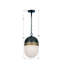 Luminaire suspendu d'extérieur noir mat à 1 ampoule Marie-41271448