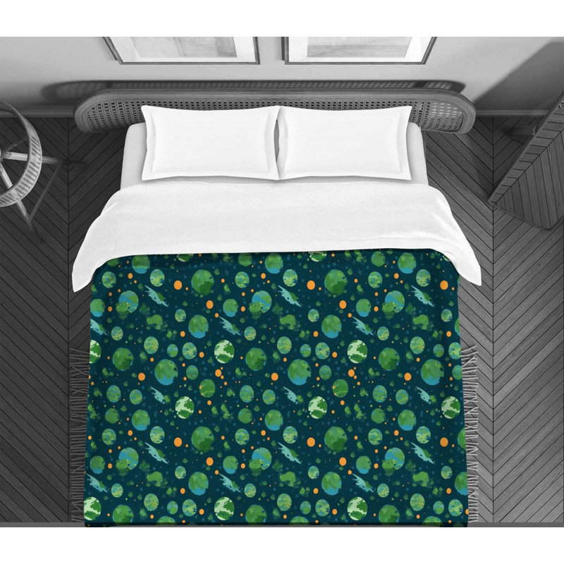 Polyester Geometric Shapes Comforter, King Comforter