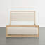 Structure de lit rembourrée moderne en bois massif avec USB-2132999832-2132999909