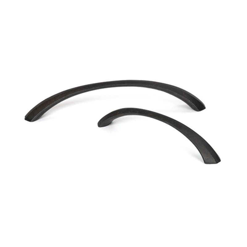 Black 7" Shell Pull Handle, Beeswax, 12.9 cm