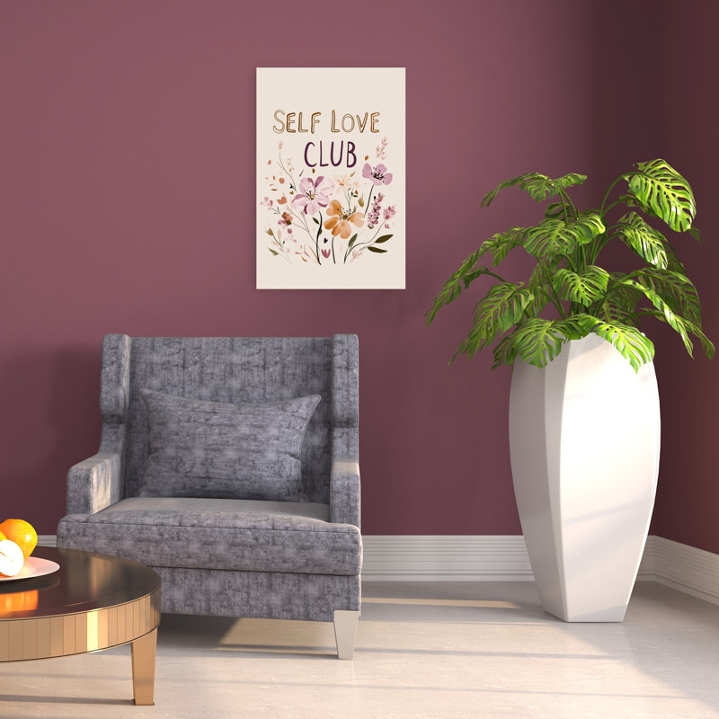 «Blossoms A Self Care Abstract Contemporary Flower Nature», art mural, H 24 po x l 16 po