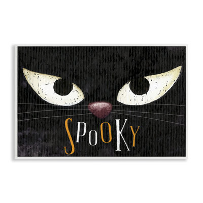 «Spooky Cat Eyes», estampe numérique par Nicole DeCamp
