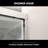 Shower Door 48" W X 76"H Semi-Frameless Bypass Sliding Shower Enclosure,-114867187