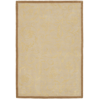 Tapis français en soie et laine touffeté à la main French Tapis