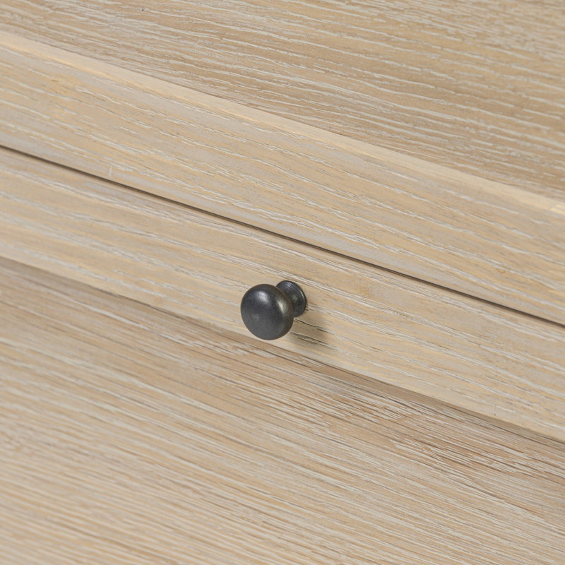 Millie 9 - Drawer Dresser, Light Bleach Oak Veneer