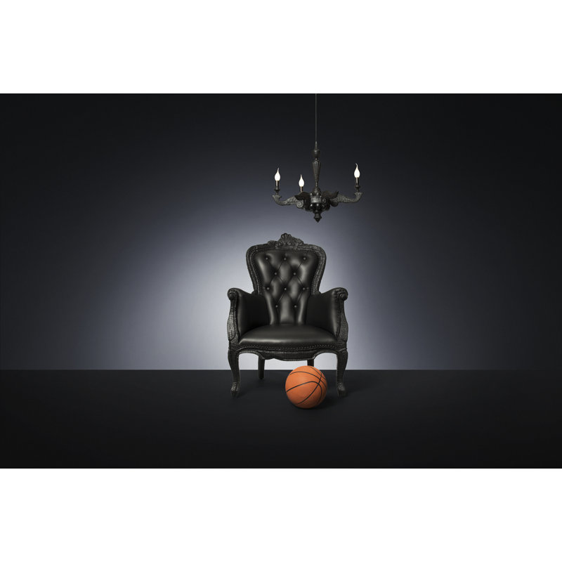 Smoke Leather Armchair