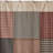 Carmella Cotton Blend Patchwork Shower Curtain