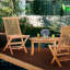 Chaise de patio pliante teck California