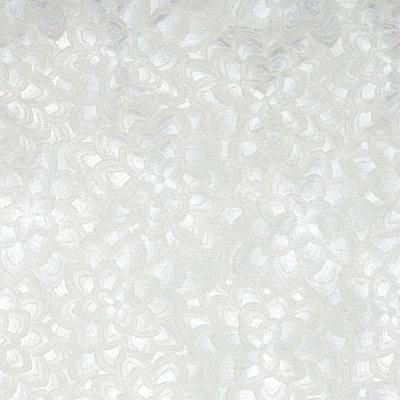 Lotus Embroidery Fabric