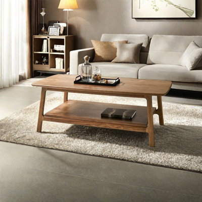 All solid wood modern simple coffee table