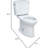 TOTO Drake 1.6 Elongated Two-Piece Toilet (Seat Not Included)-68662279
