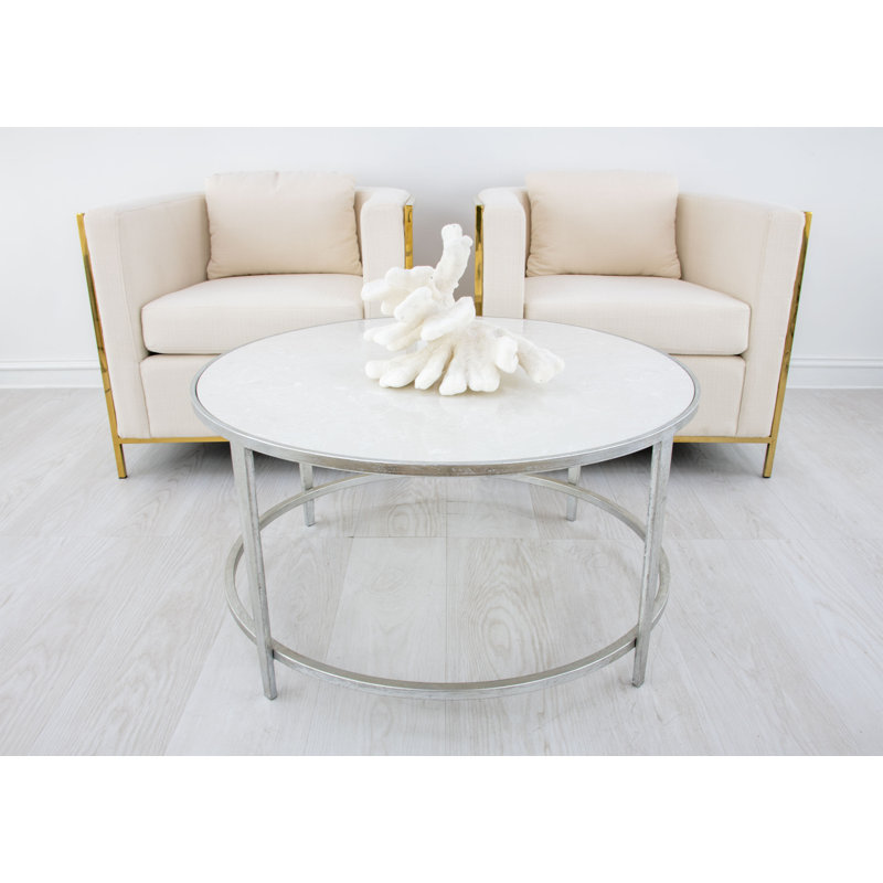 Augustine Coffee Table, Silver