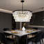 Luminaire de style lustre en cristal 12 lumières Modern Modern Farmhouse