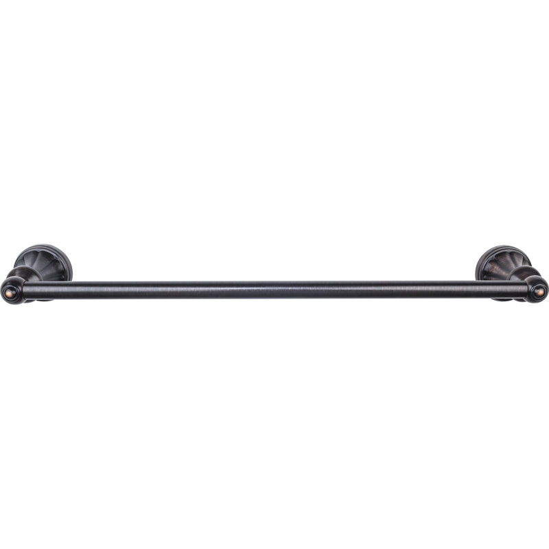 Hudson Bath Single 32 1/4" Wall Mounted  Towel Bar, Tuscan Bronze