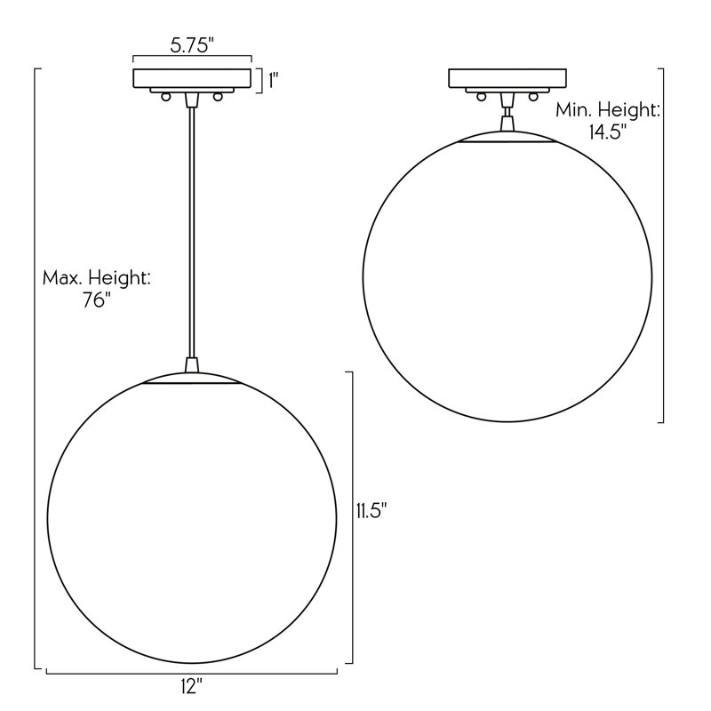 Ailet 1 - Light Single Pendant