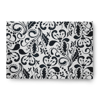 Chenille Floral Indoor Rug