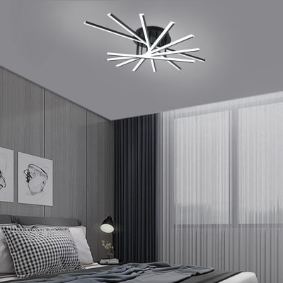 Plafonnier semi-encastré à DEL 42,5 po Amaani