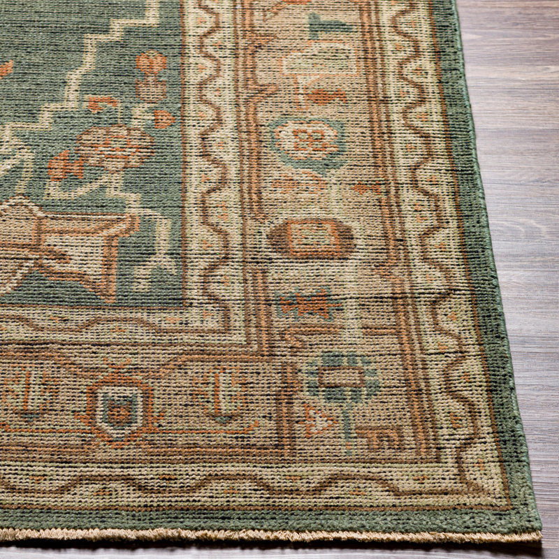 Meja Wool Oriental Area Rug, Rectangle 10' x 14'