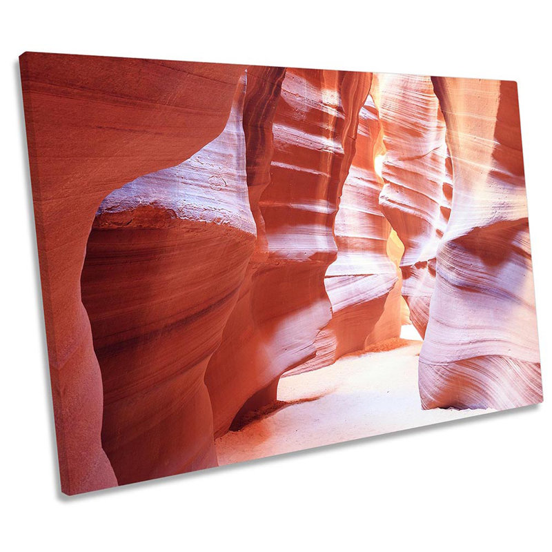 Antelope Canyon Landscape - Wrapped Canvas Print, 40.6cm H x 61cm W x 2cm D