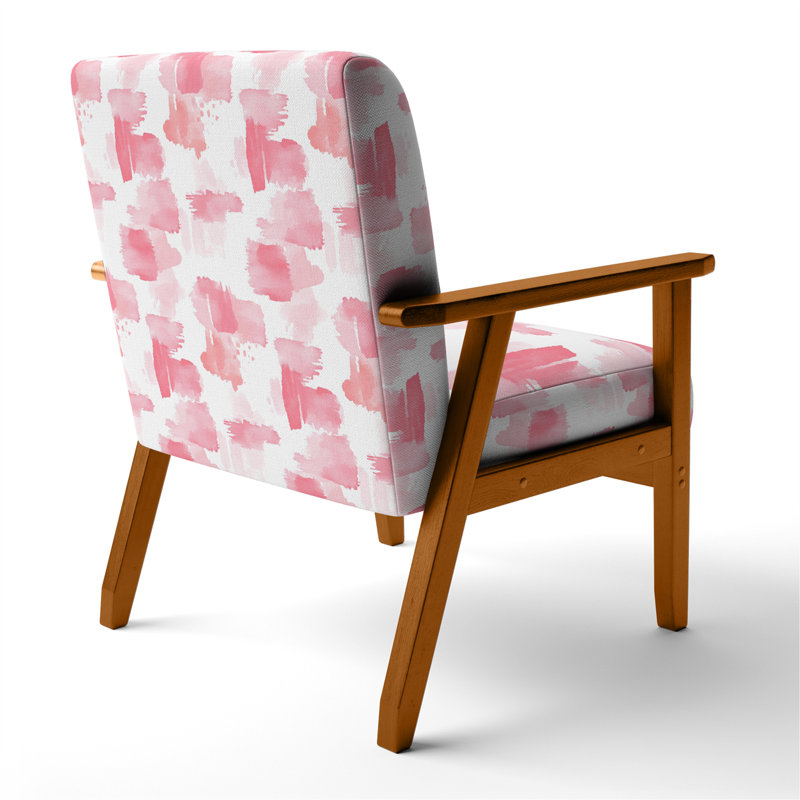 Chaise avec accoudoirs Teens Aesthetic - Glam, Accoudoirs carrés bruns