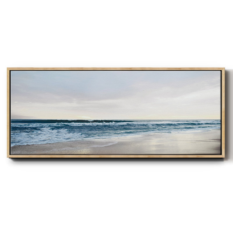 Shimmering Dawn- Framed Canvas, 8" H x 20" W