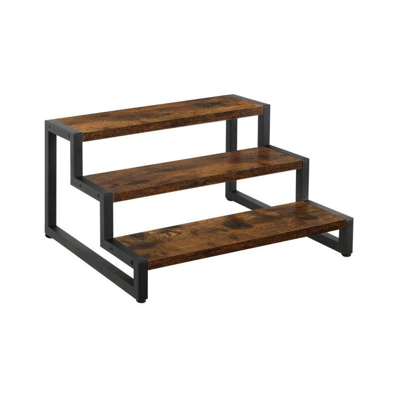 Spice Rack Organizer For Countertop,  Kitchen Counter Shelf, Wooden Tiered Display Stand Shelf,(3 Tier).