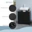 Meuble-lavabo simple l 23,5 po x P 11,75 po x H 23,5 po Inderpreet-1069143758