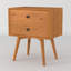 Solid Wood Bedside Table-1409737466