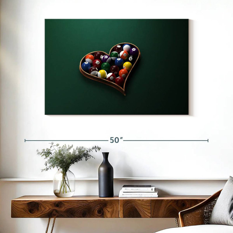Support à cœur de billard Senne, H 26 po x l 39 po