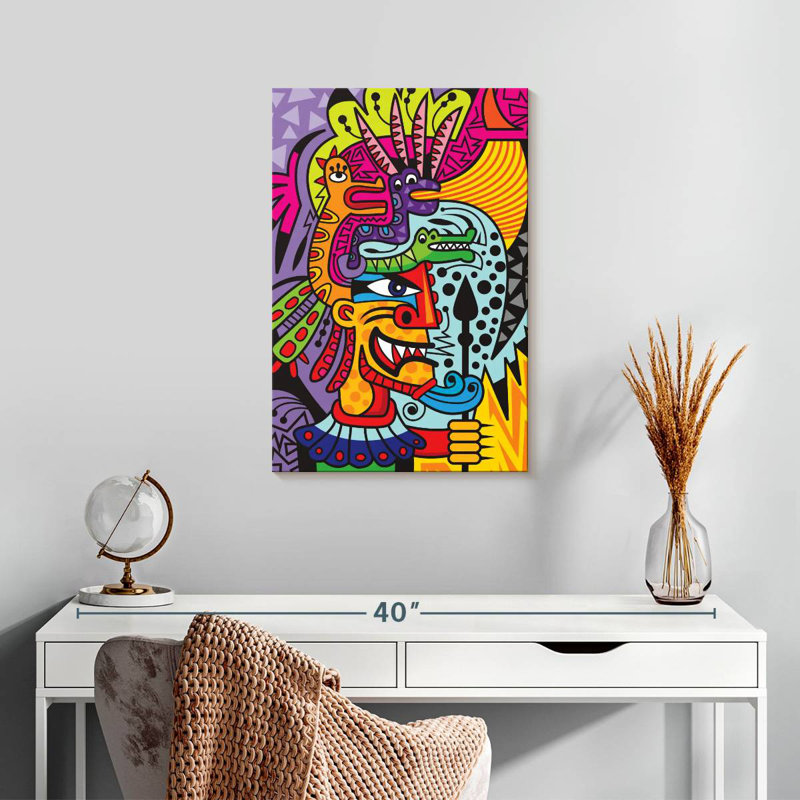 Kelan Aztec I, 24" H x 16" W