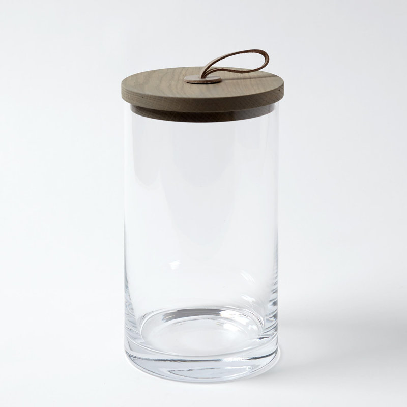 Rustic Canister, 10.5" H x 6" W x 6" D