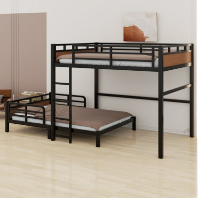 Separable Bunk Beds,With Raised Security Fence
