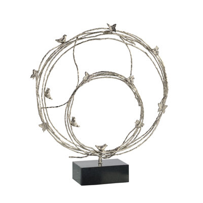 Roost Sculpture, Large Brass
