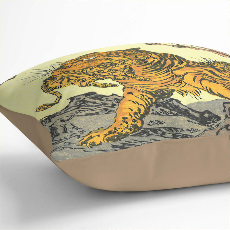 Square Throw Cushion, Stone, 55cm H x 55cm W x 20cm D