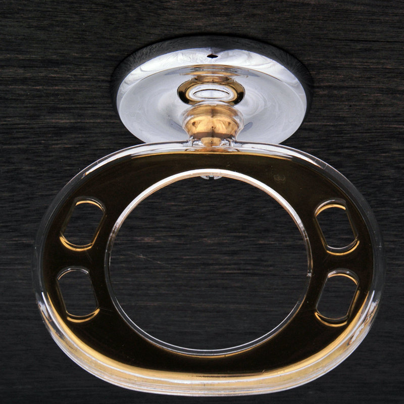 Porte-gobelet simple TP Series, Chrome / laiton