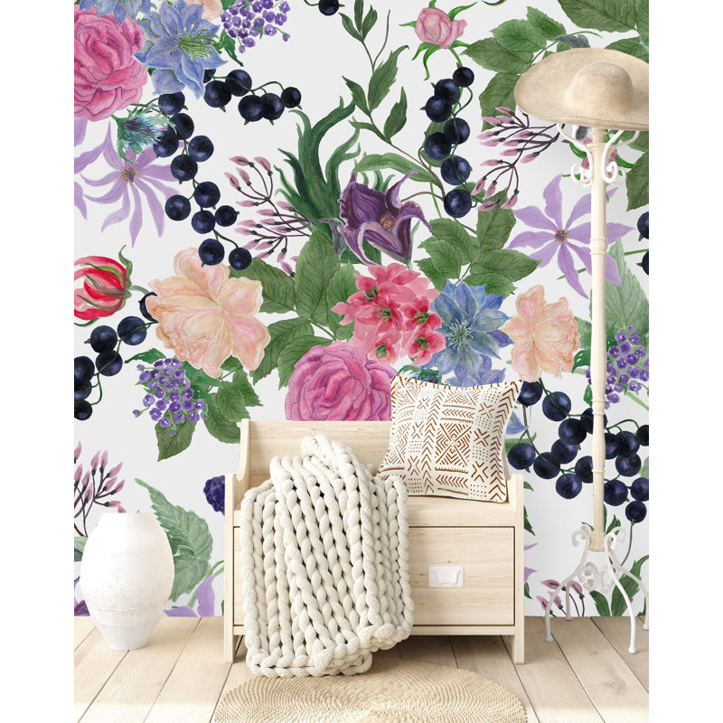Peel & Stick Wall Mural, 8.34' W x 8.34' L