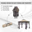 Pavillon de jardin escamotable